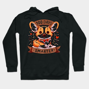 100 Days Of School Welsh Corgi 100Th Day Of School Teacher Hoodie